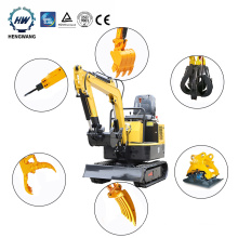 1 ton Household Mini Excavator Digger Cheap Excavator For Mini Sale